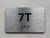 APT# 7T SILVER Safety Sign
