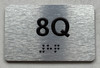 APT# 8Q SILVER Safety Sign