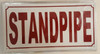 BUILDING SIGNAGE STANDPIPE