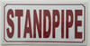 STANDPIPE   Fire Dept Sign