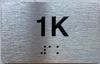 APT# 1K Safety Sign