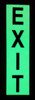 SIGN Glow in dark Number EXIT  The Liberty Line