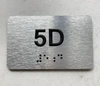 APT# 5D Safety Sign