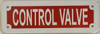 CONTROL VALVE Signage