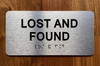 Lost And Found Compliance Sign