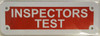 SIGN INSPECTORS TEST