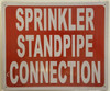 SIGNAGE SPRINKLER STANDPIPE CONNECTION