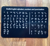 ADA Braille English Alphabet, Number And Punctuation Ada Sign