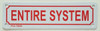 ENTIRE SYSTEM Signage