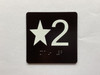 Star 3 Elevator Jamb Plate Compliance Sign