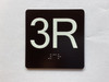 4R Elevator Jamb Plate Compliance Sign