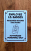 white-emplyee-id-badges-screw-mount-sign.jpg