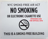 NYC HPD NO SMOKING SIGN