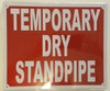 TEMPORARY DRY STANDPIPE