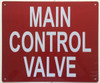 MAIN CONTROL VALVE    BUILDING SIGN