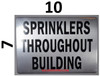 SPRINKLERS THROUGHOUT BUILDING SIGN for Building