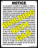 GAS BUILDING: HPD required Signs Package basic (White, Aluminum)-El blanco Line