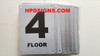 FLOOR NUMBER Signage - FLOOR