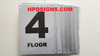 SIGN FLOOR NUMBER  - FLOOR