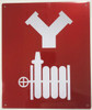 SIGNAGE STANDPIPE SYMBOL CONNECTION