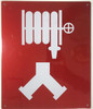 BUILDING SIGNAGE STANDPIPE SYMBOL CONNECTION
