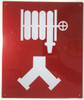 STANDPIPE SYMBOL CONNECTION   Compliance sign