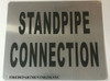 SIGN STANDPIPE CONNECTION