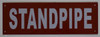 STANDPIPE  BUILDING SIGN