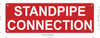 STANDPIPE CONNECTION Signage