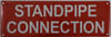 SIGN STANDPIPE CONNECTION