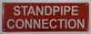 STANDPIPE CONNECTION   BUILDING SIGNAGE