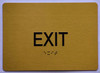 ADA SIGN EXIT Sign -Tactile Signs Tactile Signs