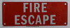 BUILDING SIGNAGE FIRE ESCAPE