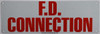 FD CONNECTION   BUILDING SIGNAGE