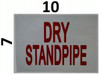 BUILDING SIGNAGE DRY STANDPIPE   (Sticker )