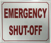 SIGNAGE EMERGENCY SHUT-OFF