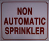 NON AUTOMATIC SPRINKLER