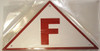 Compliance sign FLOOR TRUSS IDENTIFICATION - REFLECTIVE !!! (ALUMINUM S WHITE)