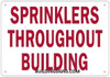 SPRINKLERS THROUGHOUT BUILDING SIGN