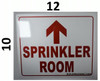 SPRINKLER ROOM SIGN for Building