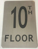FLOOR NUMBER Sign - 10TH FLOOR Sign