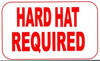 HARD HAT REQUI   Compliance sign