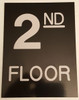 Floor number two (2) Signage Engraved Plastic (FLOOR Signage.)