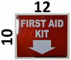 Compliance sign FIRST AID KIT - Reflective !!!