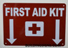 FIRST AID KIT - Reflective !!!Compliance sign 