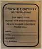 BUILDING ACCESS CONTACT Sign