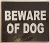 BUILDING SIGNAGE BEWARE OF DOG