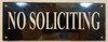 BUILDING SIGNAGE NO SOLICITING BACKGROUND