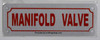 Compliance  MANIFOLD VALVE   sign