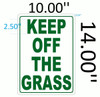 KEEP OFF THE GRASS Signage